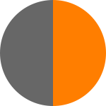 Color gris con naranja