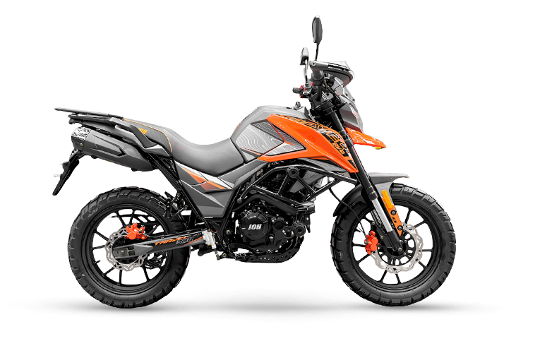 moto adventure TRAVEL EVO 300 4V color naranja