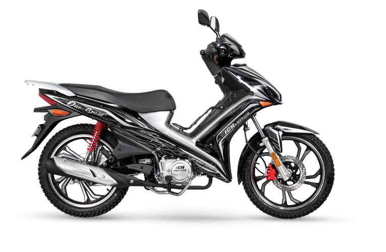 Moto Cub ONE 125 de color negro