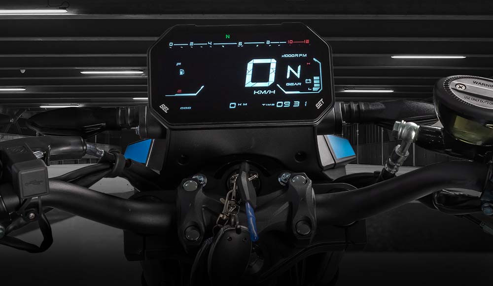 Moto Urbana NK 200 parte tablero