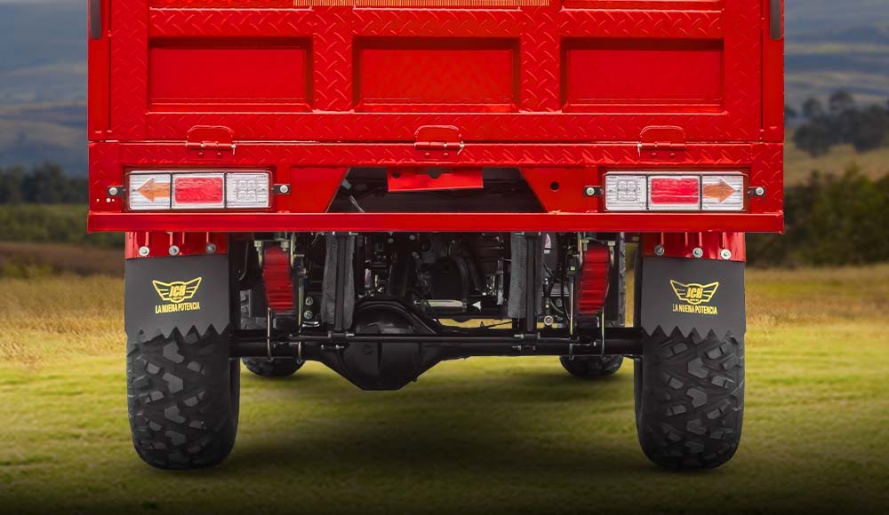 Moto carguero POWER ATV 350 parte posterior