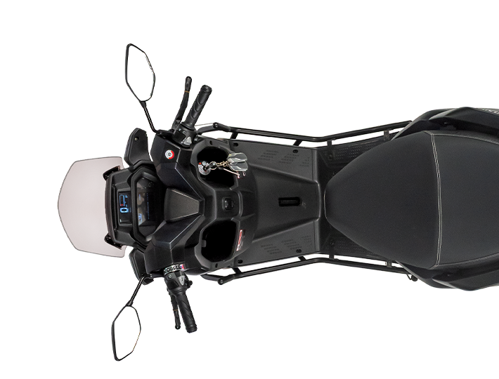 La perfección de los detalles de la Moto Scooter ENJOY 150 V2